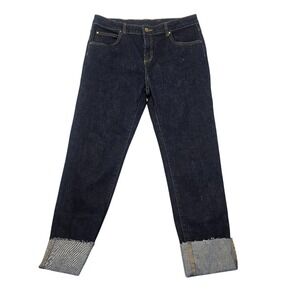 Monoprix Teens Brut Denim Essentiel Jeans Kids Size 16 Dark Indigo French Chic